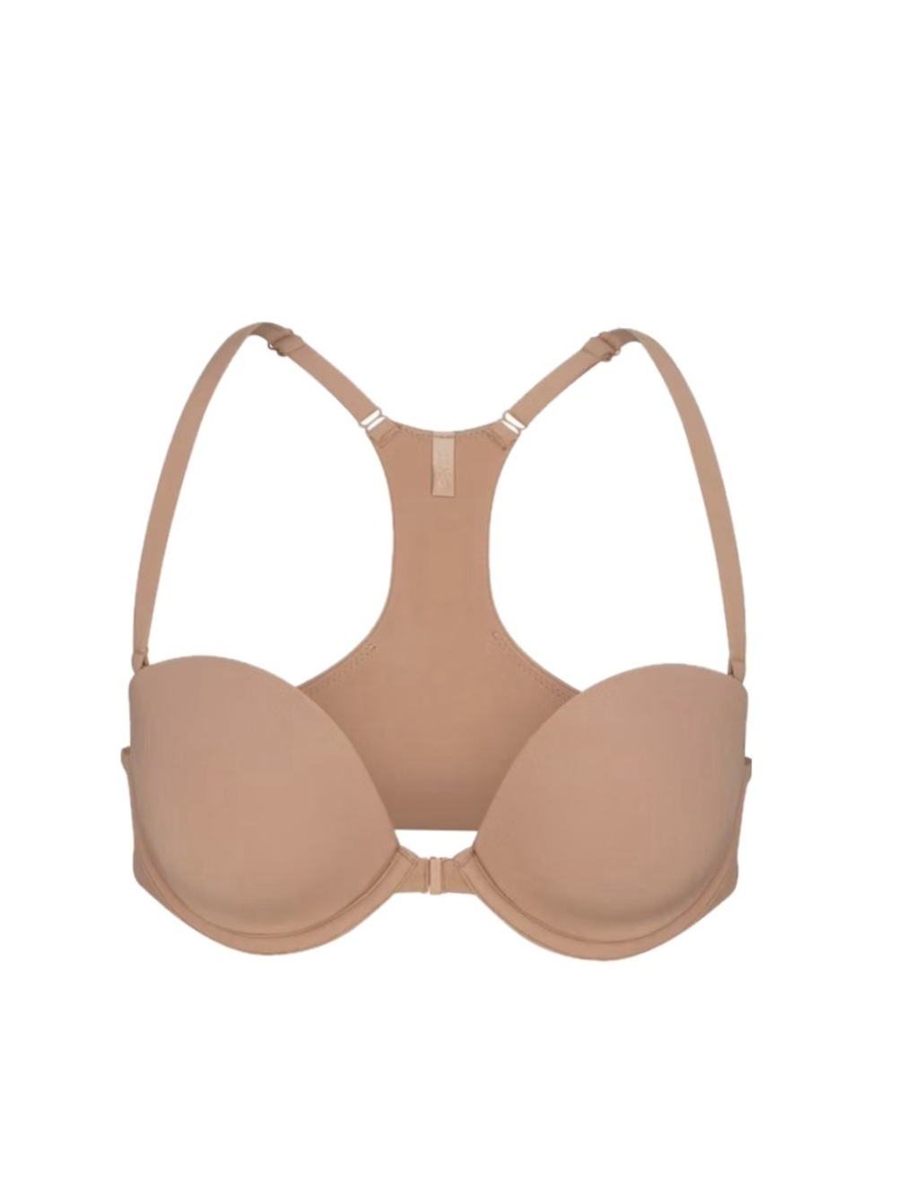 $15 E  (5) SKIMS Racerback Convertible Bra in Sienna 2 in Onyx32DDDD